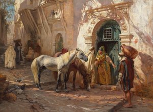 Egy jelenet Észak-Afrikában; 1885