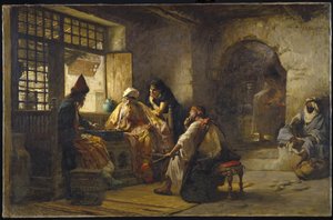 Érdekes játék, 1881 alkotó: Frederick Arthur Bridgman