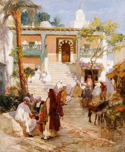 A Souknál, alkotó: Frederick Arthur Bridgman