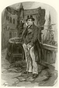 Cuttle kapitány (mélynyomás) alkotó: Frederick Barnard