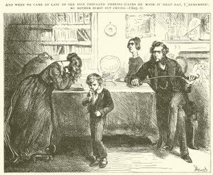 Illusztráció David Copperfield számára alkotó: Frederick Barnard
