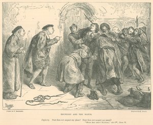 Illusztráció a Sok hűhó semmiért című filmhez alkotó: Frederick Barnard