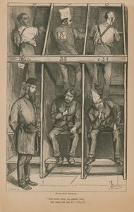 Foglyok a futókeréken alkotó: Frederick Barnard