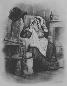 Sarah Gamp, 1880 alkotó: Frederick Barnard