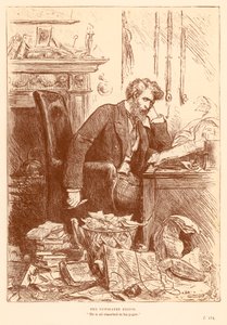 Az újság szerkesztője alkotó: Frederick Barnard