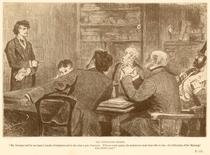 Az újság szerkesztője alkotó: Frederick Barnard