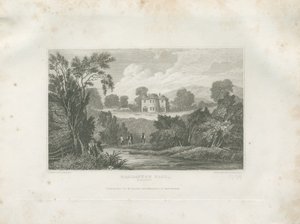 Barlaston Hall: metszet, és [XIX. század]