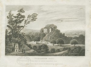 Barlaston Hall: metszet, nd [19. század közepe] (nyomat)