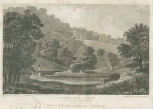 Cheddleton – „Westwood House”: acélmetszet, nd [1830] (nyomtatás)