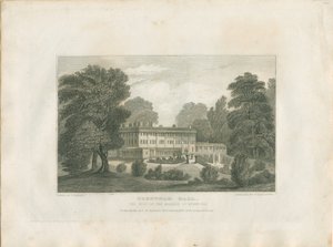 Trentham Hall: metszet, nd [c 1830] (nyomtatás)