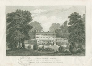 Trentham Hall: metszet, nd [c 1830] (nyomtatás)