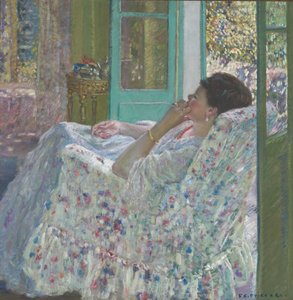 Délután - Sárga szoba alkotó: Frederick Carl Frieseke
