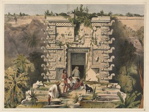 A Nagy Teocallis kapuja, Uxmal.
