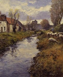 Írta: The Banks of the Loing, Montigny alkotó: Frederick Charles Vipont Ede