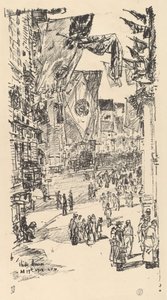 A szövetségesek sugárútja, 1918. alkotó: Frederick Childe Hassam