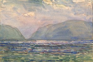 Délben Newburgh felett, 1916. alkotó: Frederick Childe Hassam