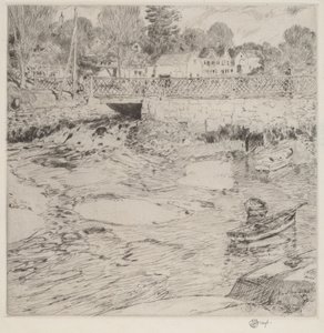 Régi csipke, 1915. alkotó: Frederick Childe Hassam