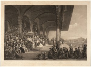 Őfelsége Dussora Durbar, Mysore maharadzsa alkotó: Frederick Christian Lewis
