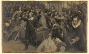 Jelenet a Parlamentben, 1629. március 2