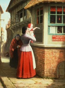 Levél feladása, 1879
