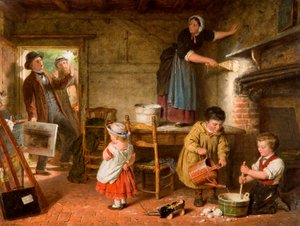 A kétségbeesett művész, 1866