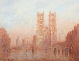 Westminster apátság (akvarell)