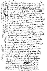 Arabella Stuart levele Shrewsbury grófnőjének, 16. század vége – 17. század eleje, 1865. alkotó: Frederick George Netherclift