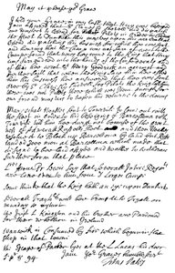 Titus Oates levele Bolton hercegéhez, 1694 1865. alkotó: Frederick George Netherclift