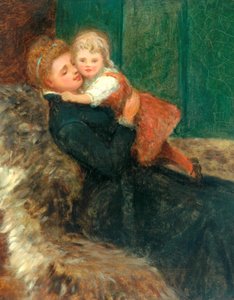Anyai szeretet (olaj, vászon) alkotó: Frederick Goodall