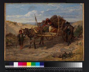 A Heathcart, 1850 alkotó: Frederick Goodall