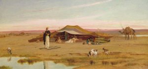 A sejk esti imája (olaj, vászon) alkotó: Frederick Goodall