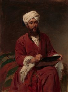 William Edward Dighton 1822-1853 közel-keleti ruhában, kb. 1852-53. alkotó: Frederick Goodall
