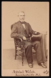 Ashbel Welch portréja 1809-1882, 1882 előtt.