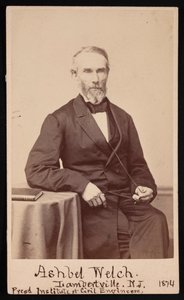 Ashbel Welch portréja 1809-1882, 1874. május. alkotó: Frederick Gutekunst