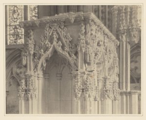 [Lincoln katedrális, a hordozható szentély részlete] alkotó: Frederick H. Evans