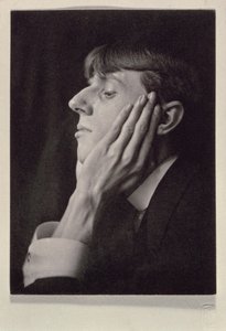 Aubrey Beardsley (1872-98) portréja, Frederick Evans (1853-1943) (szépia fotó)