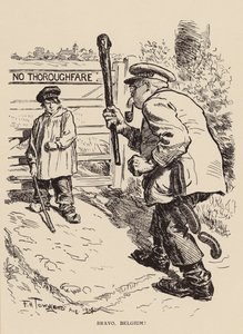 Bravó, Belgium! (litho) alkotó: Frederick Henry Townsend