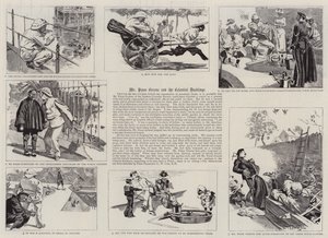 Mr Pease Greene és az égi kiskacsák (metszet) alkotó: Frederick Henry Townsend