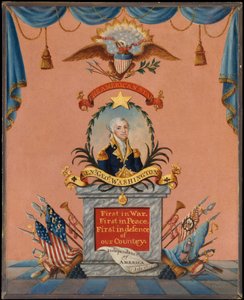 Az amerikai sztár, George Washington, kb. 1803.
