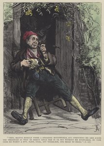 Illusztráció Barnaby Rudge számára alkotó: Frederick L. Bernard
