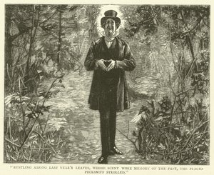 Illusztráció Martin Chuzzlewit számára alkotó: Frederick L. Bernard
