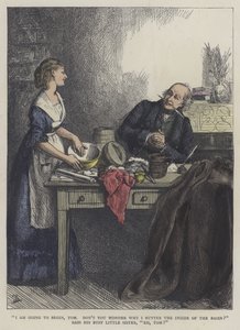 Illusztráció Martin Chuzzlewit számára alkotó: Frederick L. Bernard