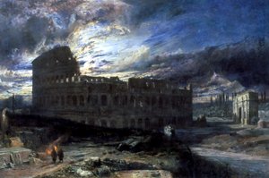 A római Colosseum holdfényben, 1859