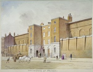 Kilátás a Whitecross Street Prison for adósok számára, London, c1840
