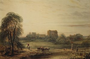 Glastonbury Abbey (wc papíron) alkotó: Frederick Nash