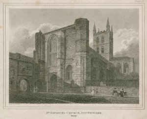 Szent Megváltó-templom, Southwark, Surrey alkotó: Frederick Nash