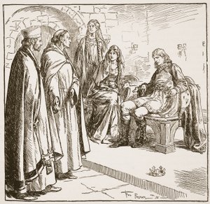 Dunstan, Edwy és Elgiva, illusztráció a 