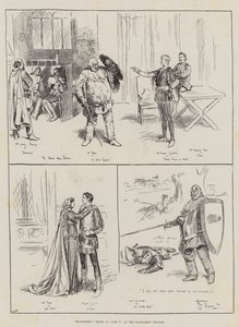 Shakspere Henrik IV, I. része a Haymarket Színházban alkotó: Frederick Pegram
