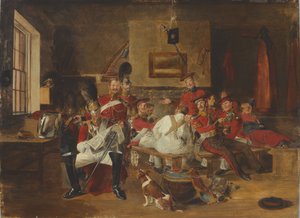 2. életőrség, őrszoba, 1828 körül