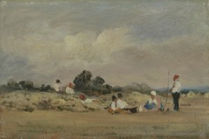Szénakészítők pihennek alkotó: Frederick W. Watts